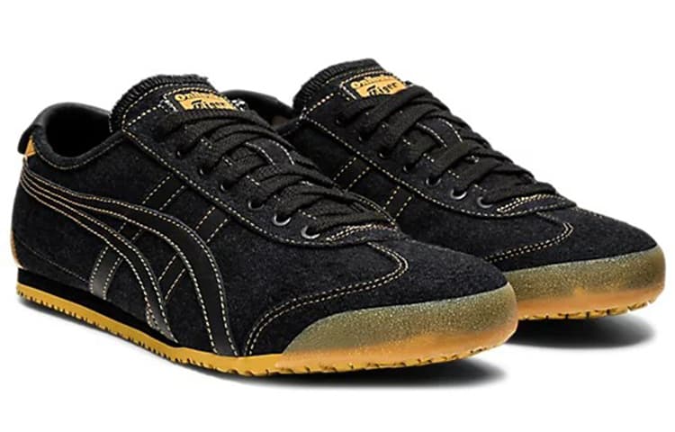 Onitsuka Tiger Mexico 66 Черный Солнечно-Желтый