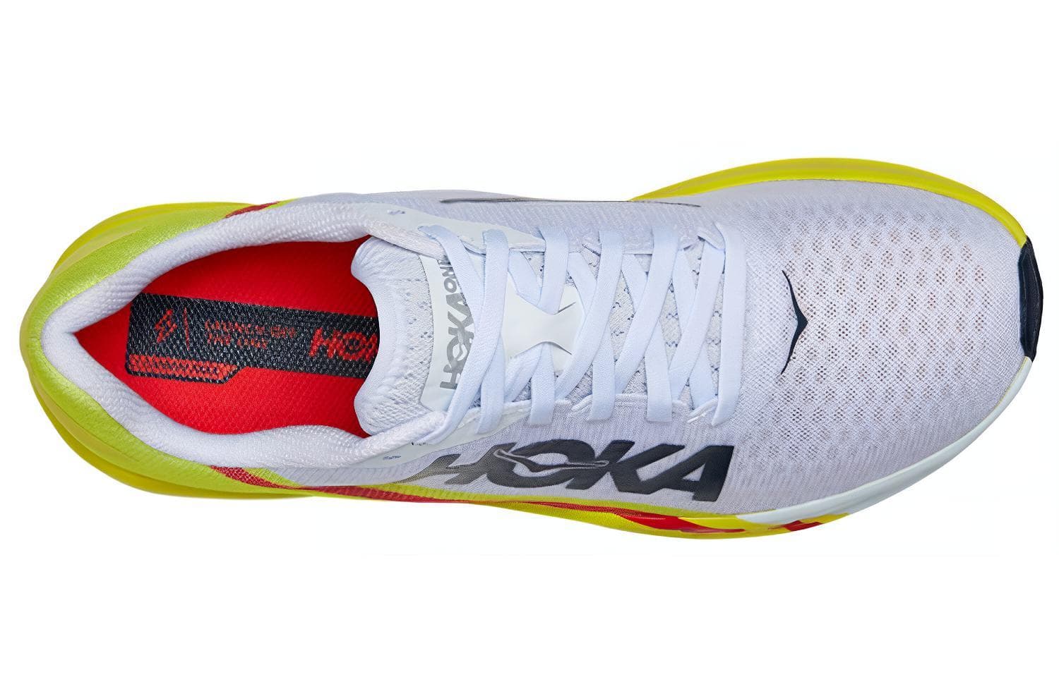 HOKA ONE ONE Rocket X White Evening Primrose для всех полов
