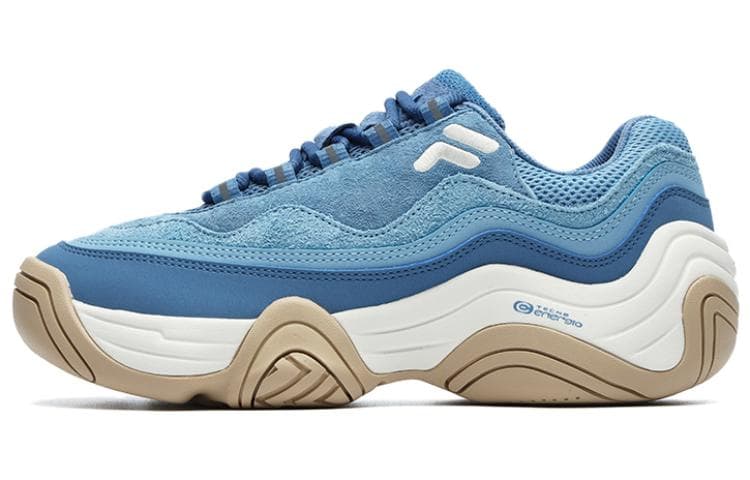 FILA FUSION HERITAGE BASKETBALL Low Top Vintage Basketball Shoes Women's Blue