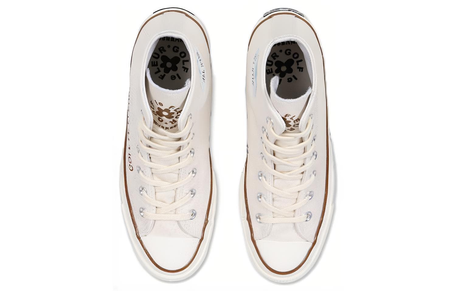 Converse Golf Le Fleur X Converse Chuck 70 Hi, пергаментный холст