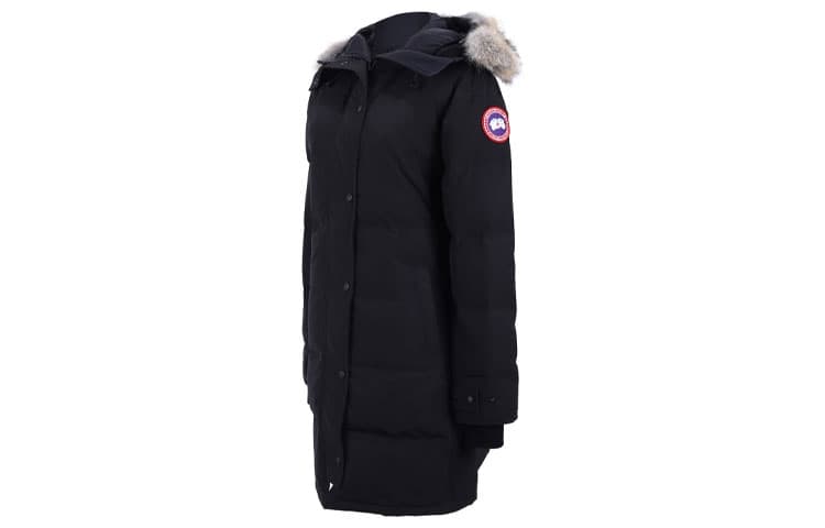 Пуховик Canada Goose, парка, женское, черное