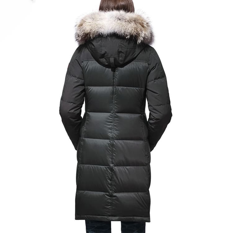 Пуховик Canada Goose, парка, женское, черное