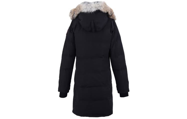 Пуховик Canada Goose, парка, женское, черное