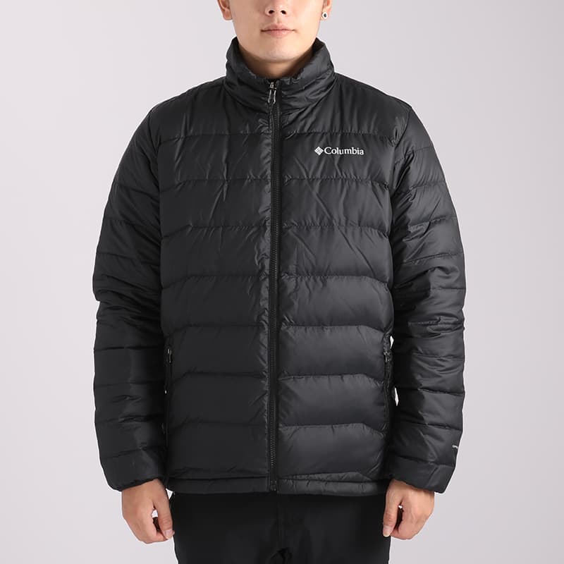 Водонепроницаемая и ветрозащитная ветрозащитная куртка Columbia для походов на открытом воздухе, мужская черная ветровка