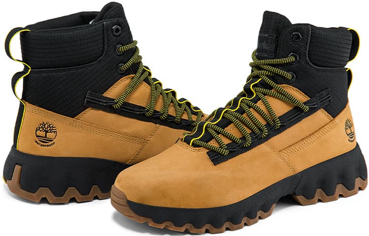 Timberland Greenstride Edge Водонепроницаемые широкие ботинки, цвет «Пшеничный нубук»