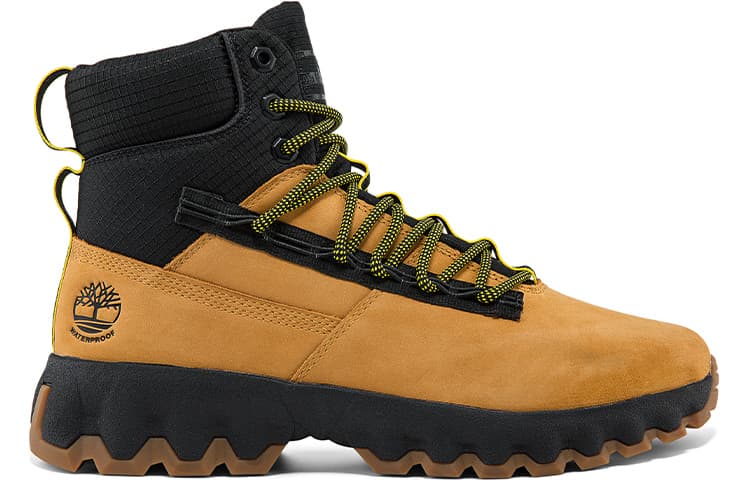 Timberland Greenstride Edge Водонепроницаемые широкие ботинки, цвет «Пшеничный нубук»