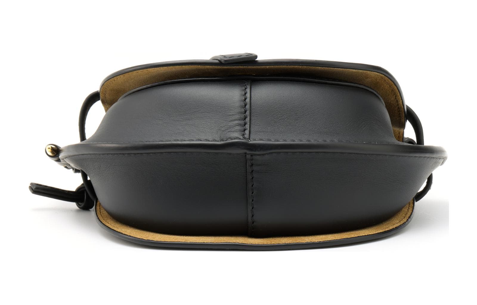 Двойная сумка LOEWE Mini Gate из мягкой телячьей кожи и черного жаккарда