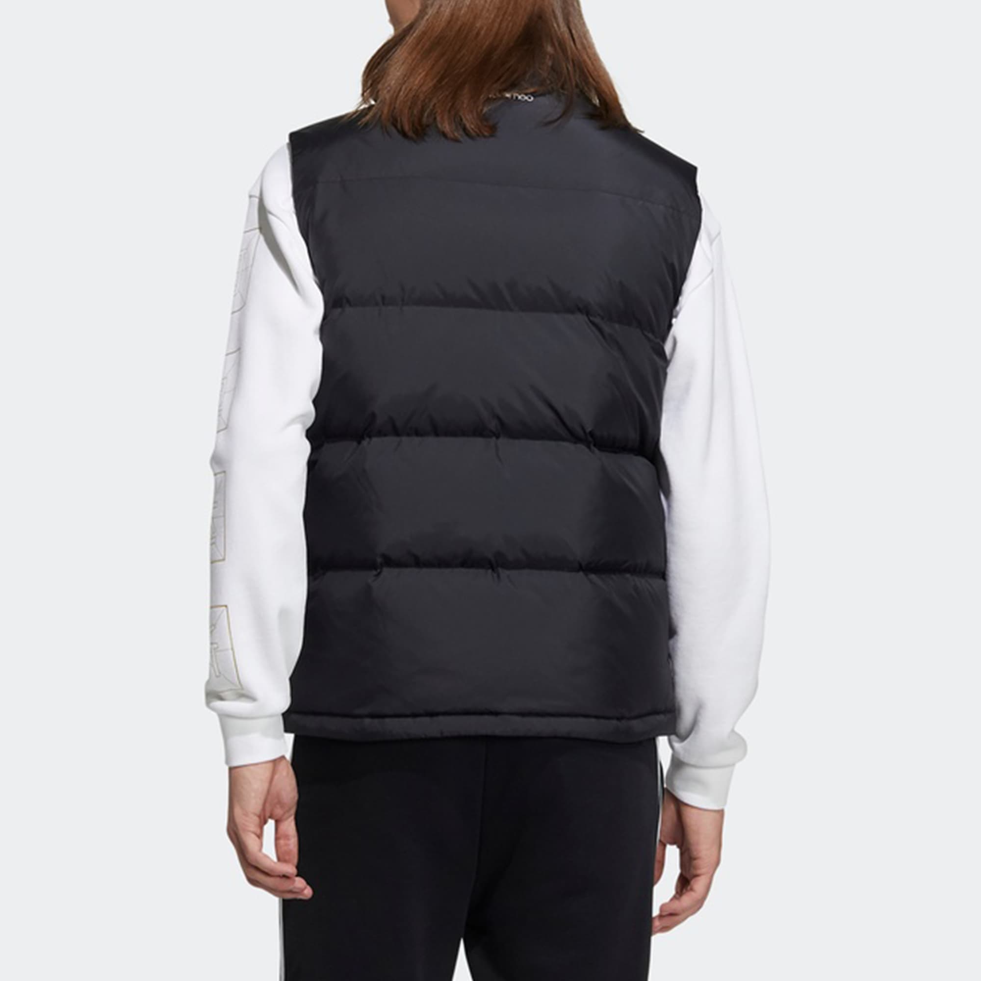 Мужской жилет Adidas Neo черного серого цвета