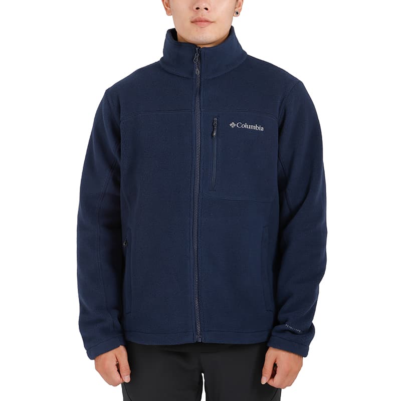 Флисовая одежда Columbia для походов, мужская, темно-синяя