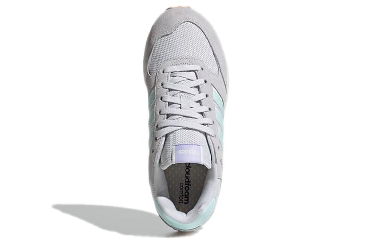 Женские кроссовки Adidas Neo Run 80S, серо-синие