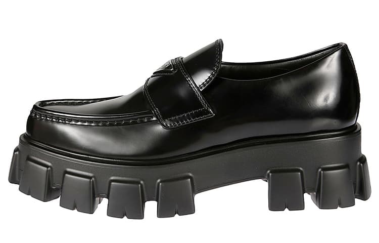 PRADA Monolith Platform Shoes Men's Black