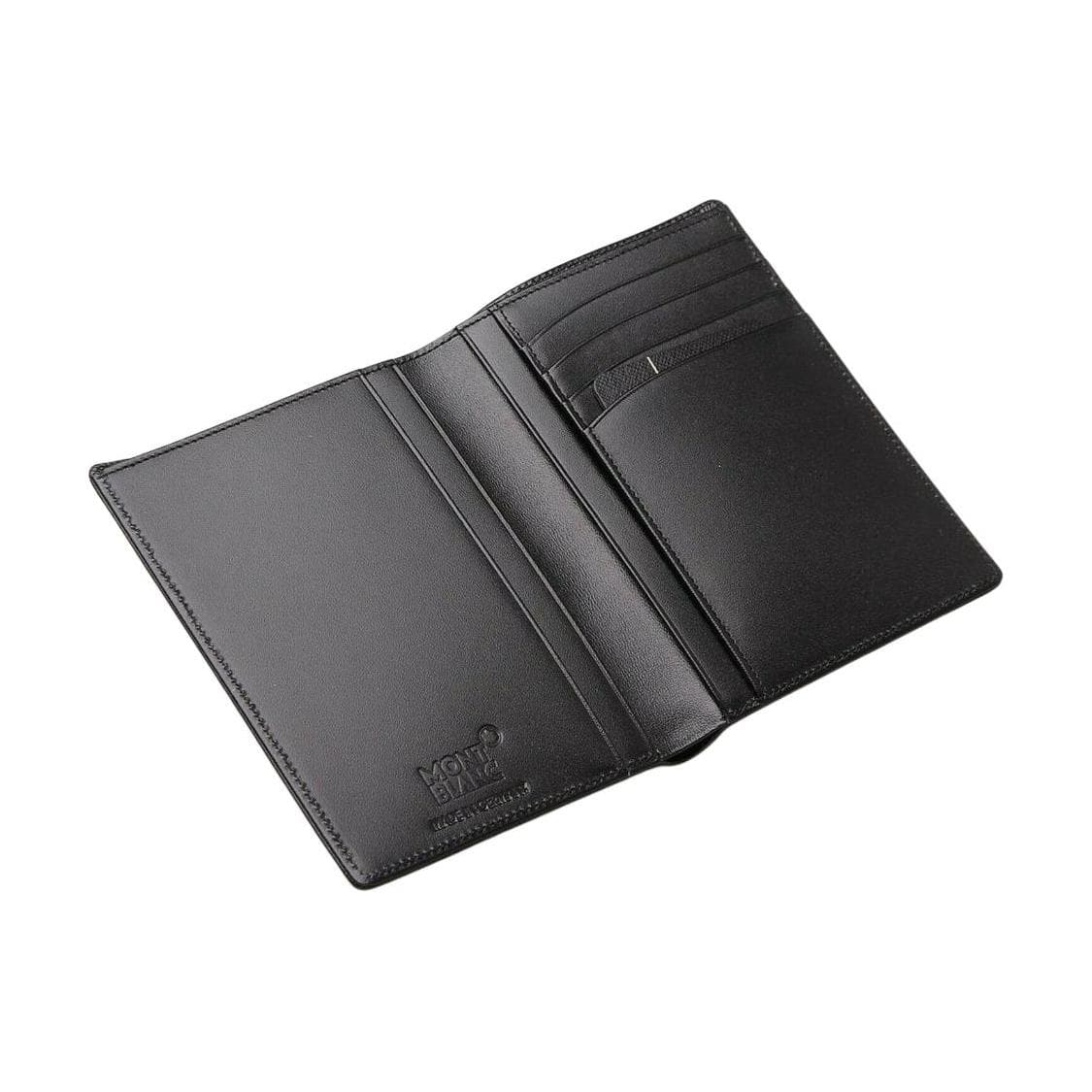 MONTBLANC Meisterstuck Мужской кошелек из коровьей кожи, черный