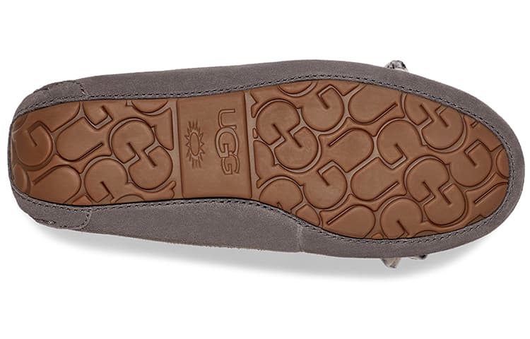 Женские UGG Ansley в клетку с бантиком, темно-серый