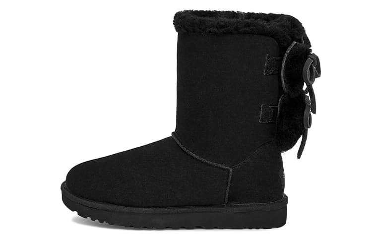 UGG Classic Double Bow Short 'Black' Women's