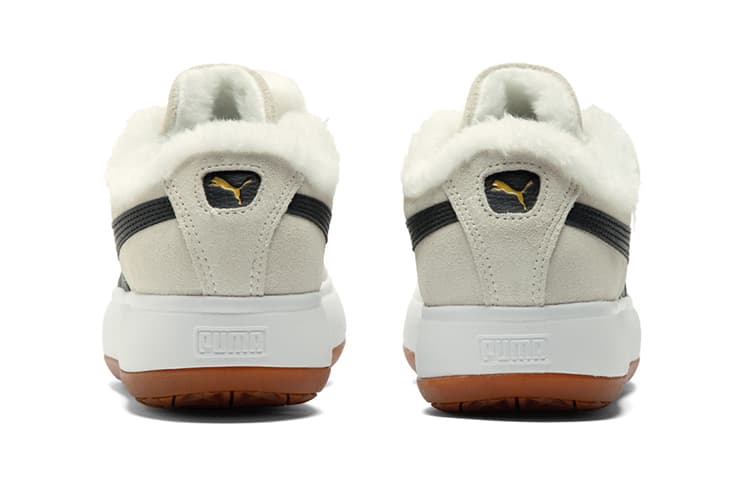 Женские замшевые кроссовки PUMA Suede Mayu 'Fur Whisper White Black'
