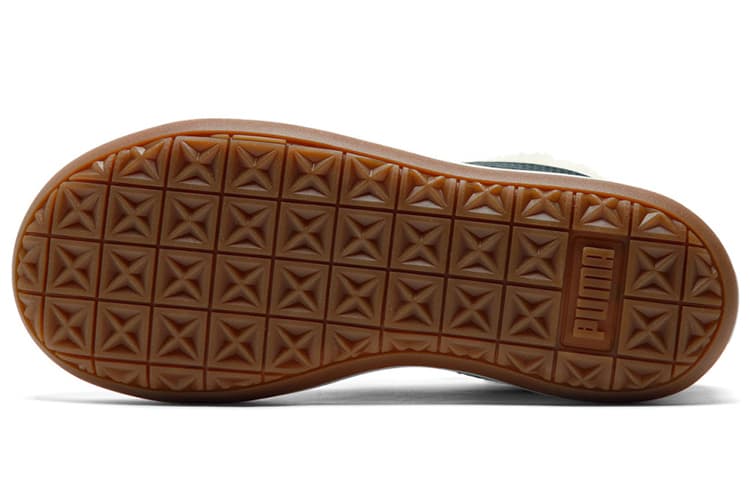 Женские замшевые кроссовки PUMA Suede Mayu 'Fur Whisper White Black'