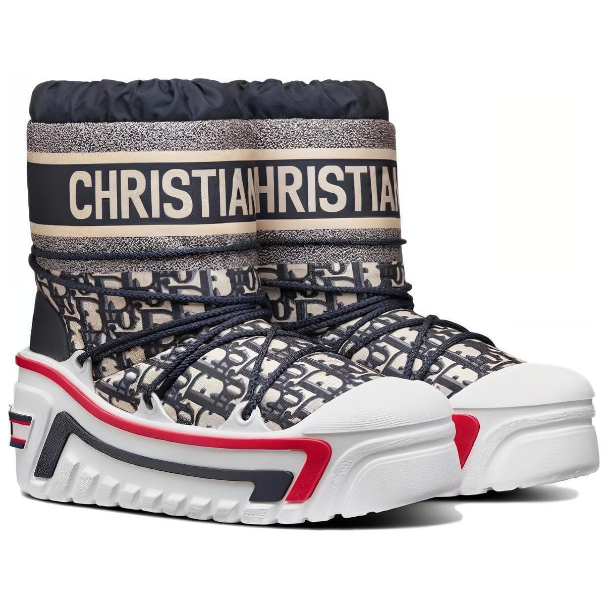 Женские зимние ботинки DIOR DIORAlps, DIOR Oblique, Deep Blue