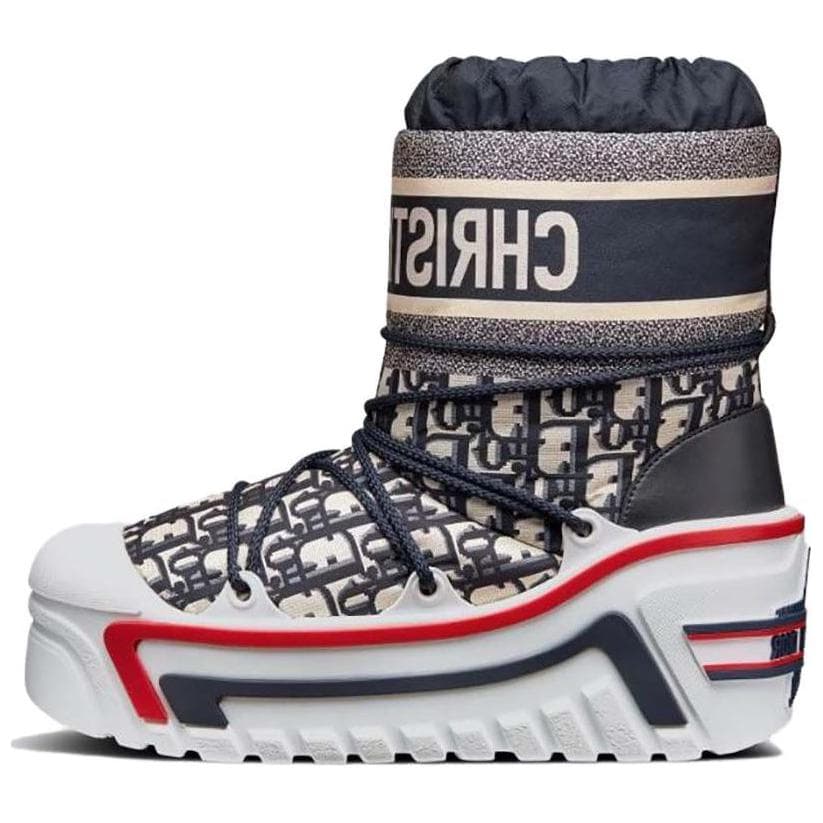 DIOR Women's DIORAlps Snow Boot 'DIOR Oblique - Deep Blue'