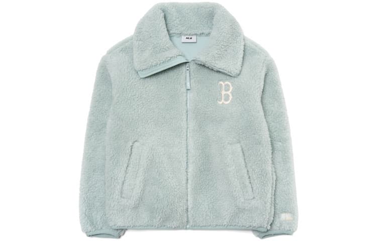 MLB Boston Red Sox Velvet Jackets Unisex Mint Green