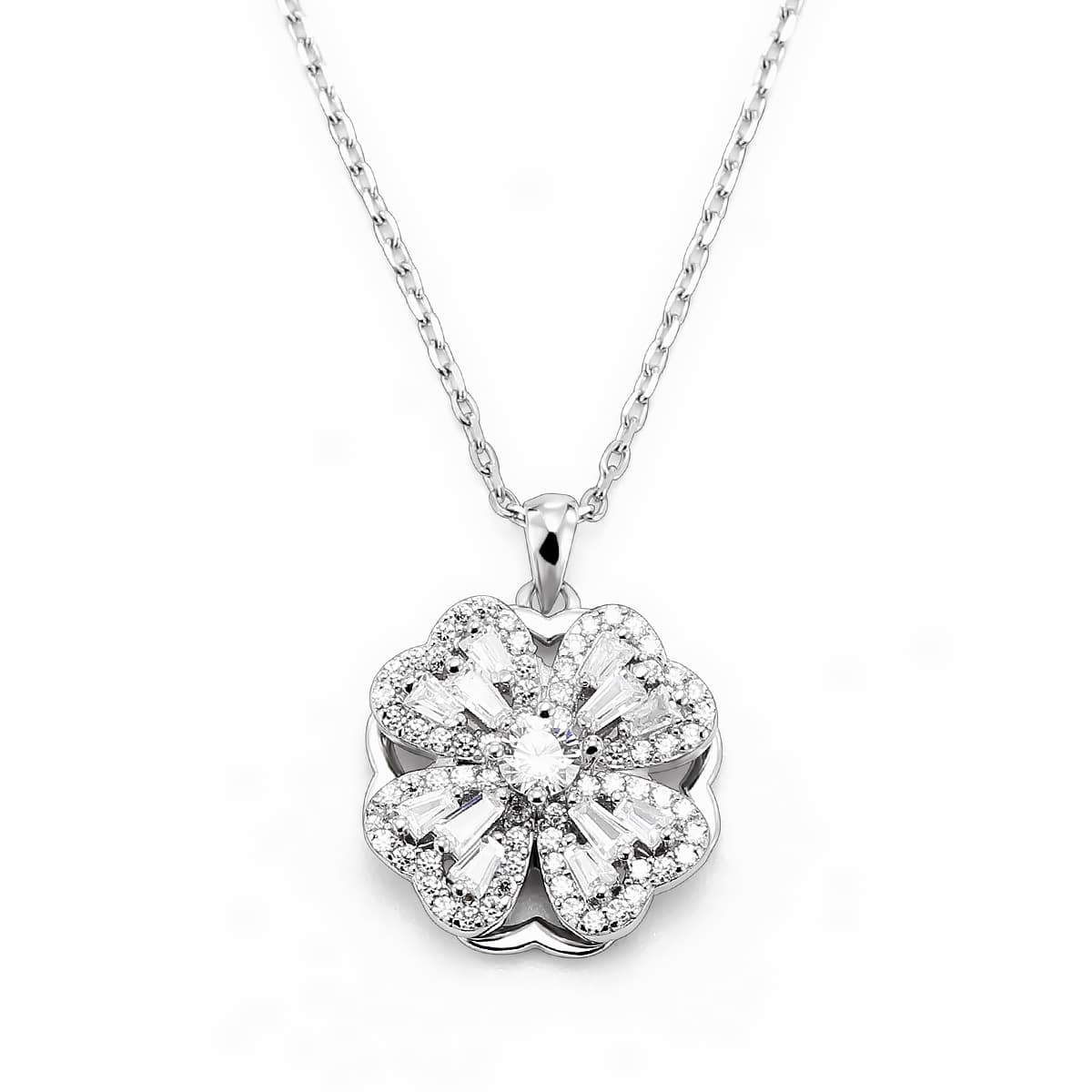 XXOFF Ожерелья из стерлингового серебра 925 пробы женские серебристо-белые