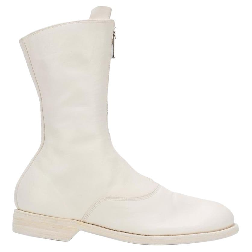 Ботильоны GUIDI с молнией спереди