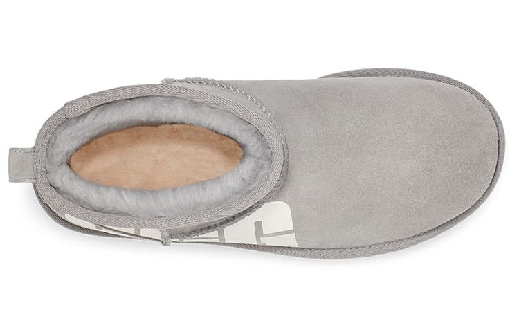 Женские UGG Classic Ultra Mini Chopd, светло-серые