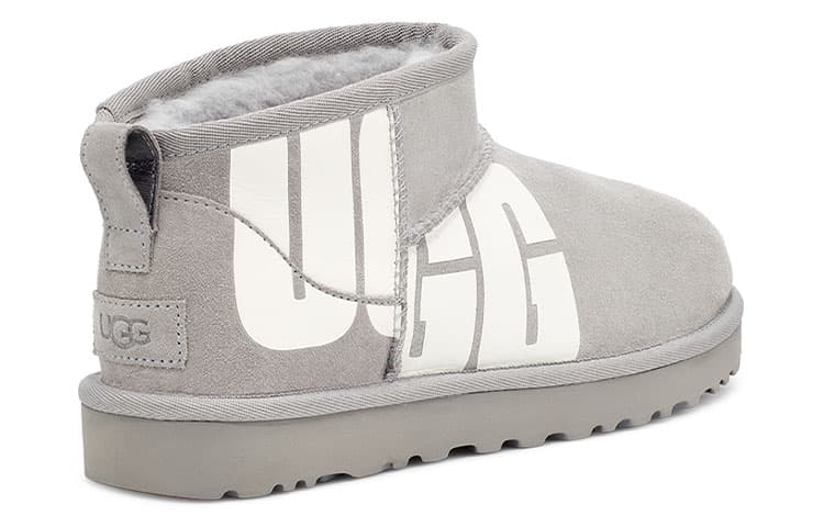 Женские UGG Classic Ultra Mini Chopd, светло-серые