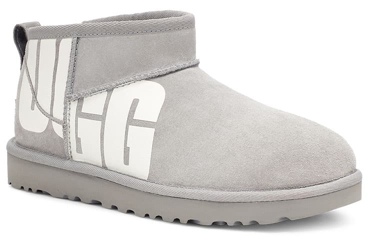 Женские UGG Classic Ultra Mini Chopd, светло-серые
