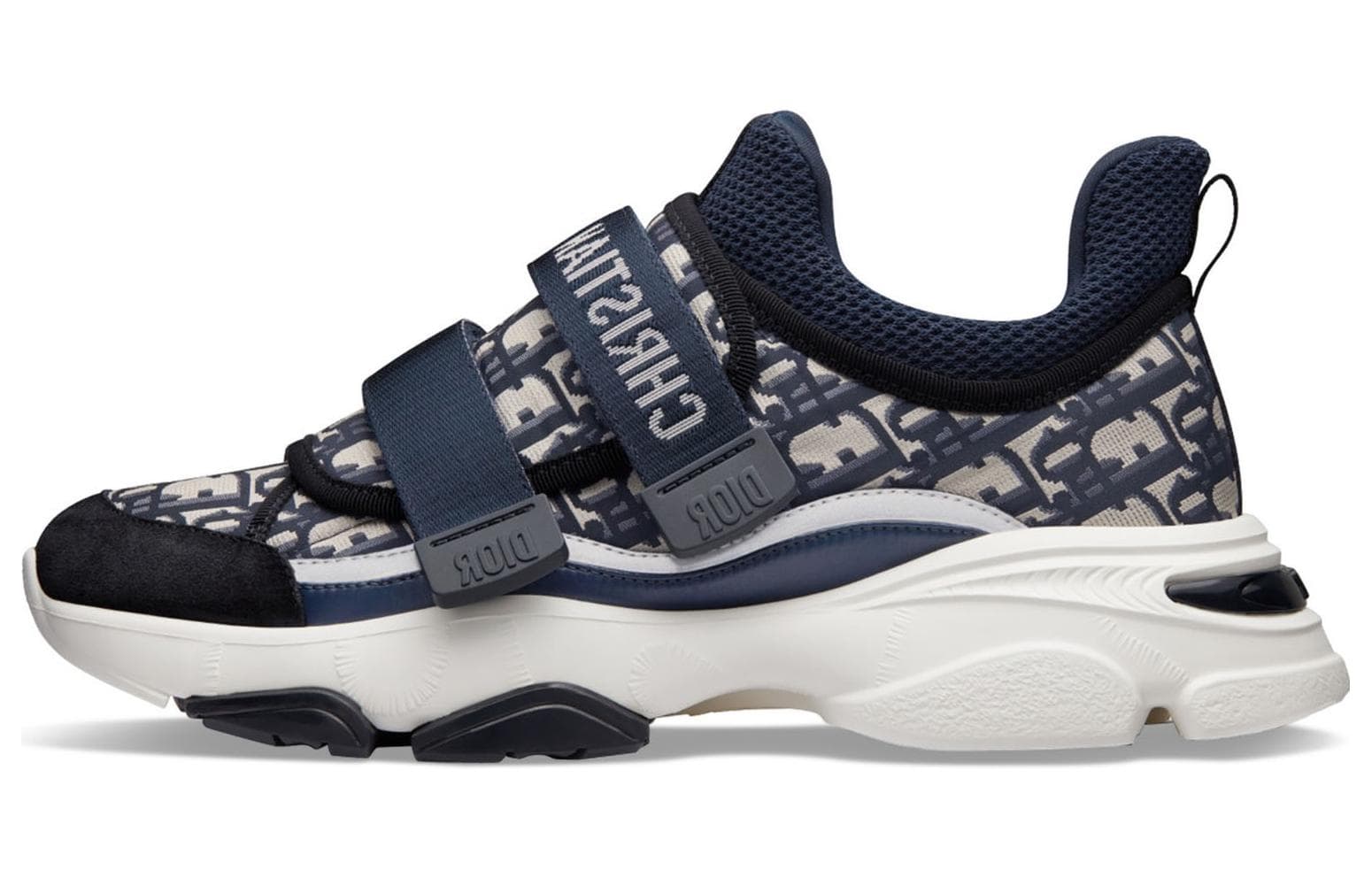 DIOR D Wonder Low Deep Blue White DIOR Oblique Technical Fabric Women's