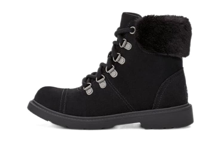 UGG Kids Shearling-lined Lace-up Boots