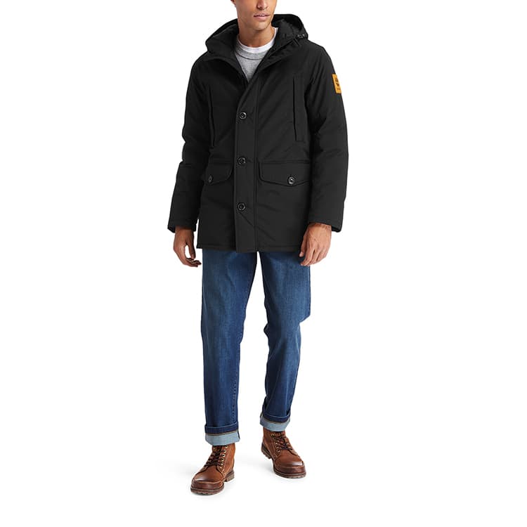 Куртки-пуховики Timberland мужские черные