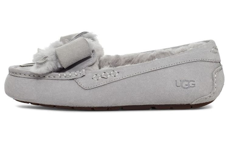 UGG Ansley Bow Slipper 'Light Grey' Women's