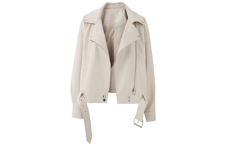 SOON FLOWER Jackets Coats Women's Beige Apricot