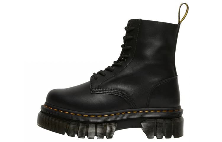 Dr. Martens Women's Audrick Leather Platform Ankle Boot 'Black'