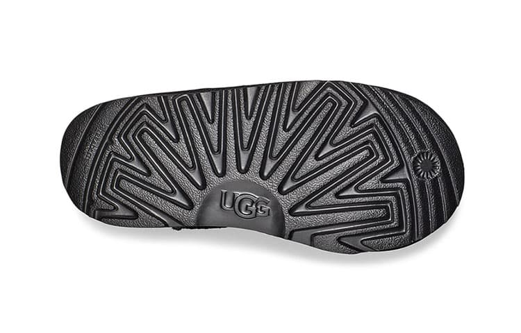 Короткие теплые и износостойкие зимние сапоги UGG Bailey на молнии, черные, для детей от 3 до 7 лет