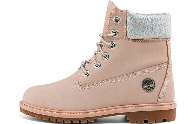 Timberland Heritage 6 Inch Waterproof Boots 'Light Pink Nubuck' Women's
