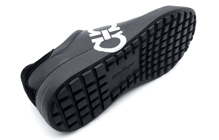 FERRAGAMO GANCINI Низкие стильные туфли для скейтбординга мужские черные