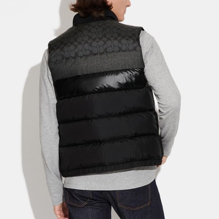 Пуховик COACH мужской черный