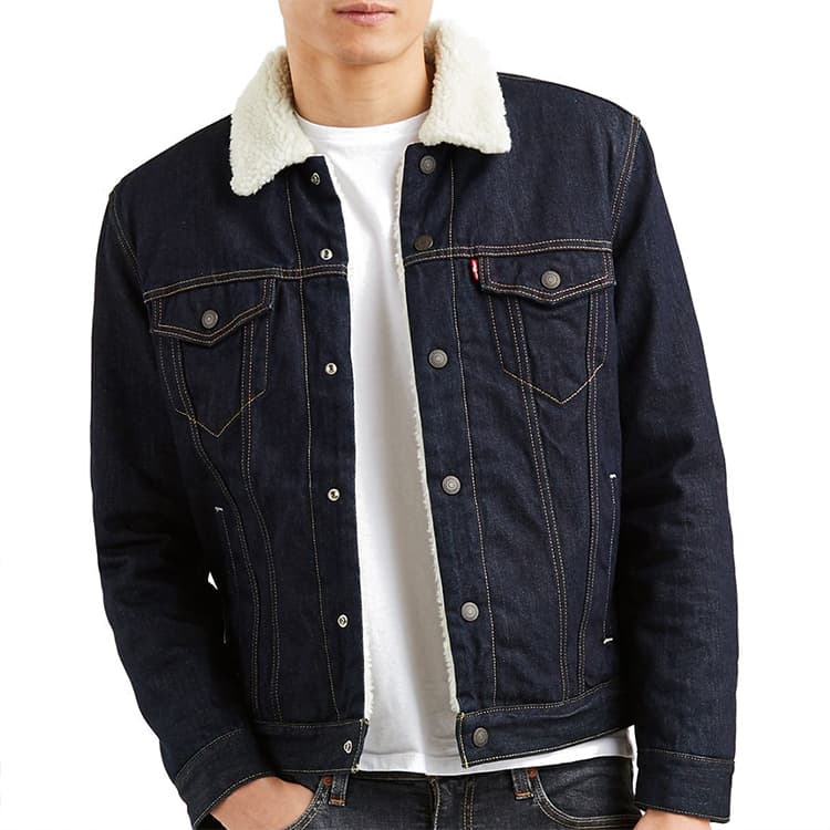 Джинсовая куртка из овчины Levi's