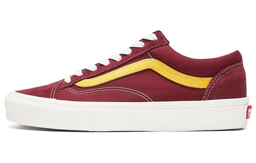 Vans Unisex Style 36 Sneakers Red Wine Red