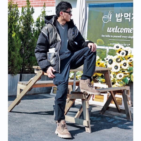 Короткие мужские ботинки Martin Dickies Dragon ограниченной серии светло-коричневого цвета