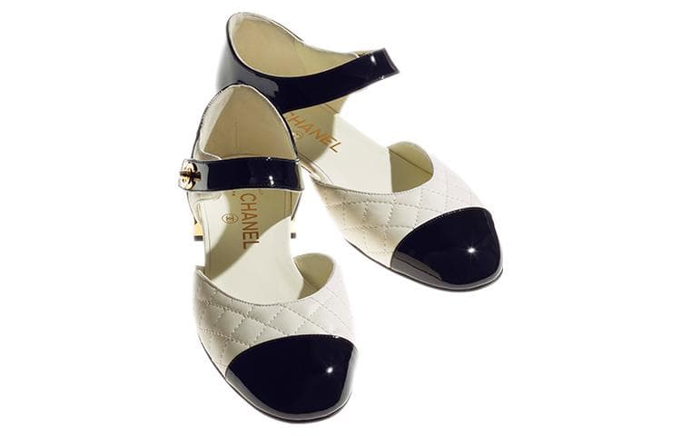 CHANEL Женская повседневная обувь Женская Белый/Черный