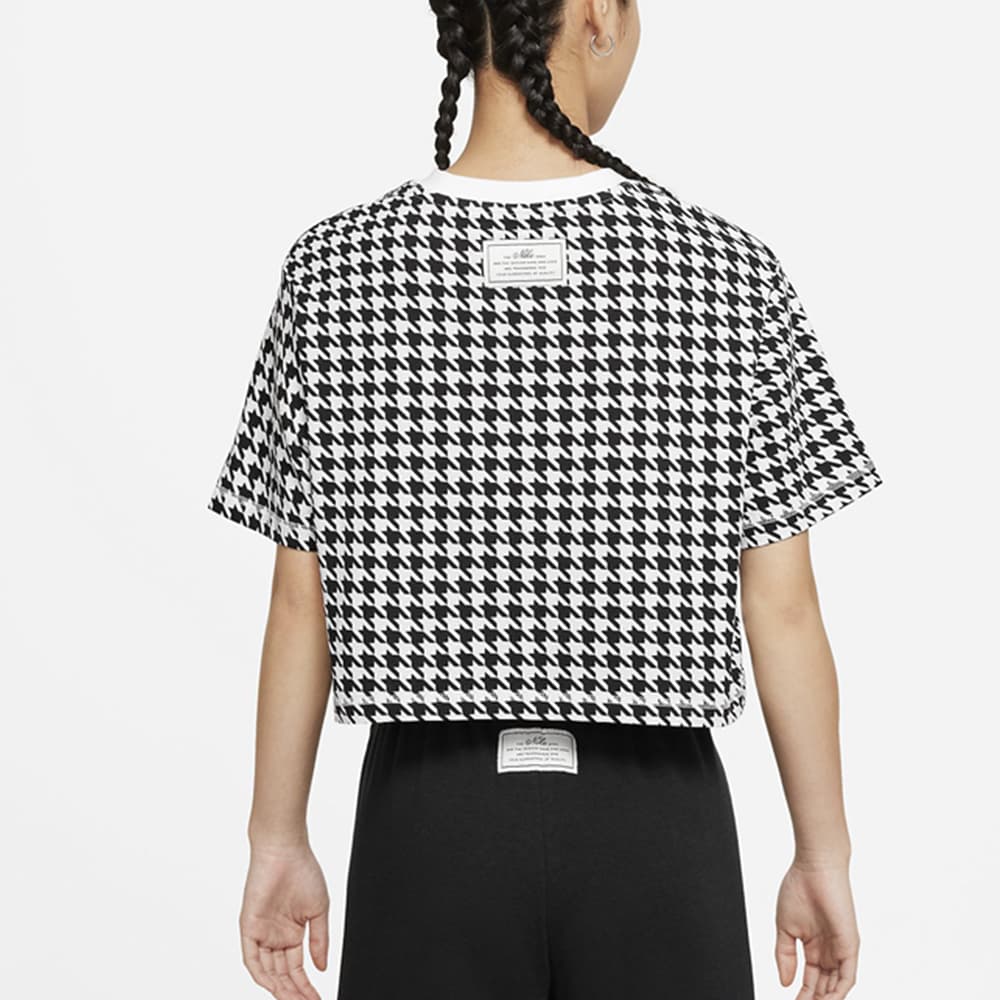 Женские укороченные топы Nike, черные