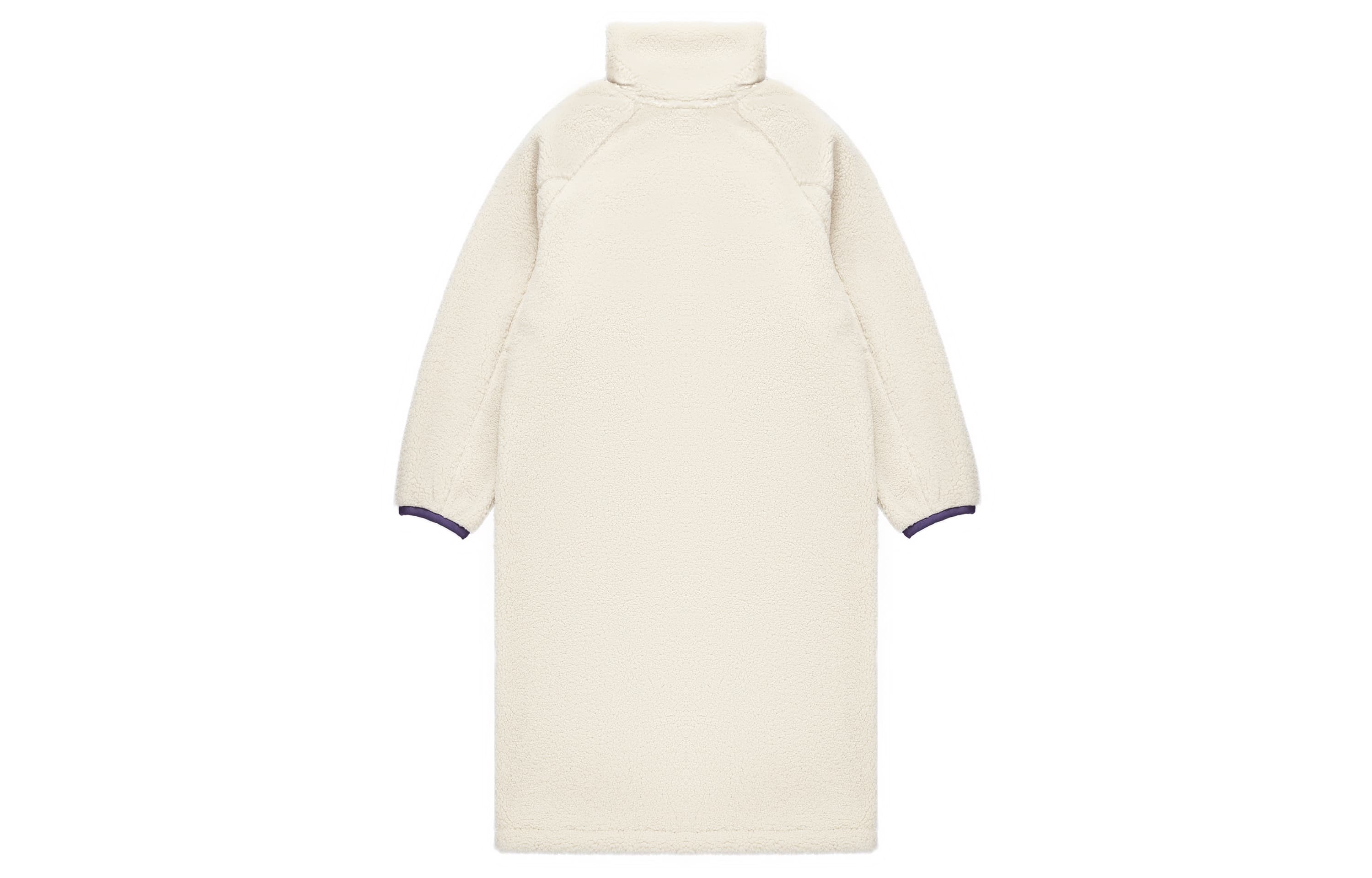 Женские бархатные куртки New Balance цвета экрю