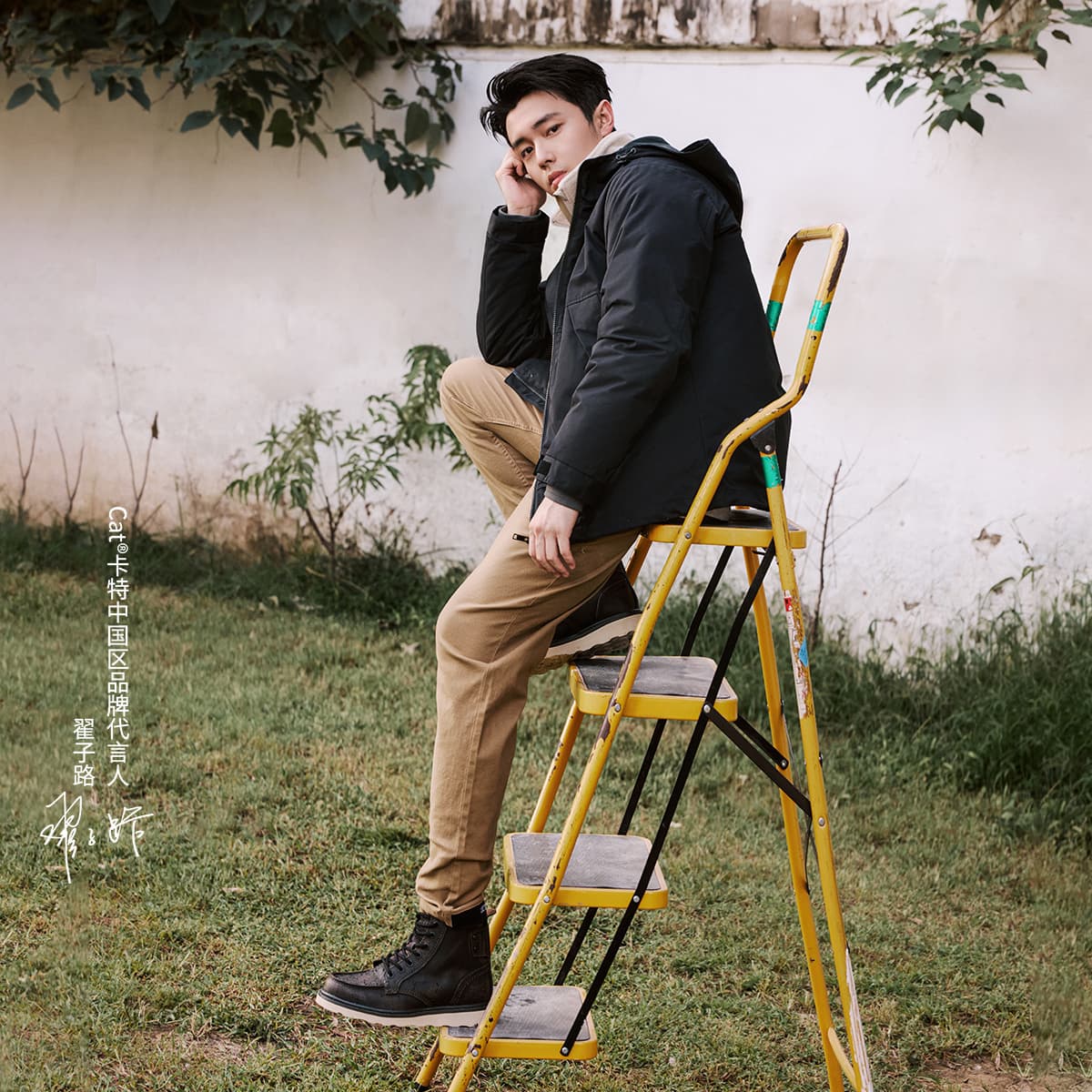 Мужские короткие ботинки Martin CAT Bravado, черные