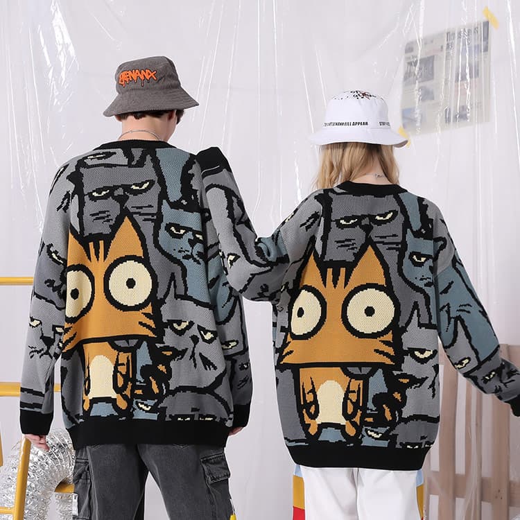 XXGOGO Свитера Унисекс Серый Синий