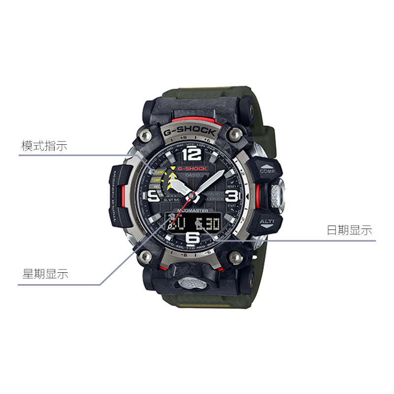 Casio G SHOCK GWG 2000 1A3