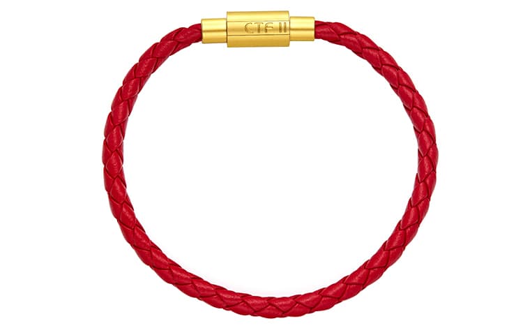 Кожаный шнур CHOW TAI FOOK, ювелирный аксессуар на удачу, унисекс