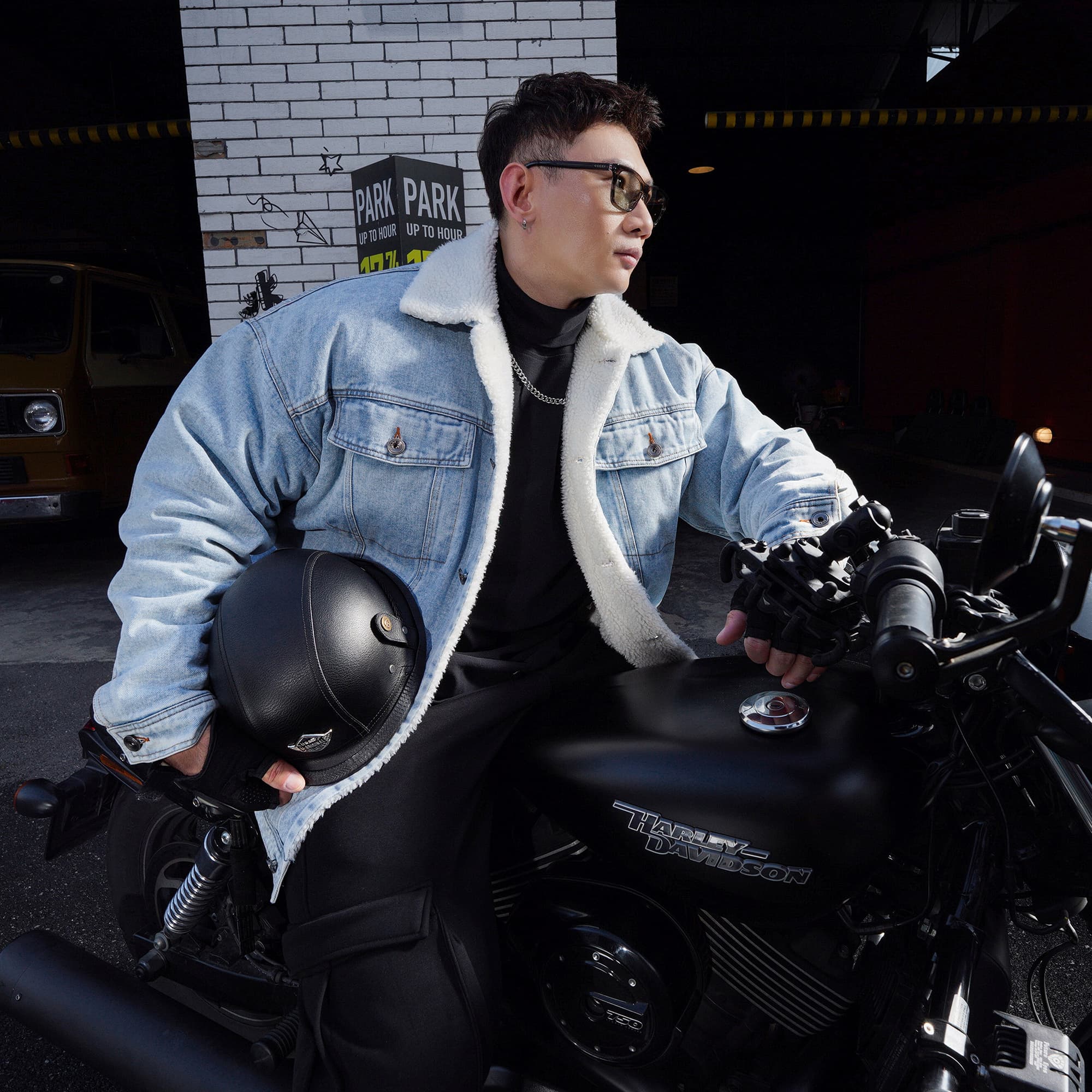 Джинсовая куртка мужская BD.POWER UP+ синяя