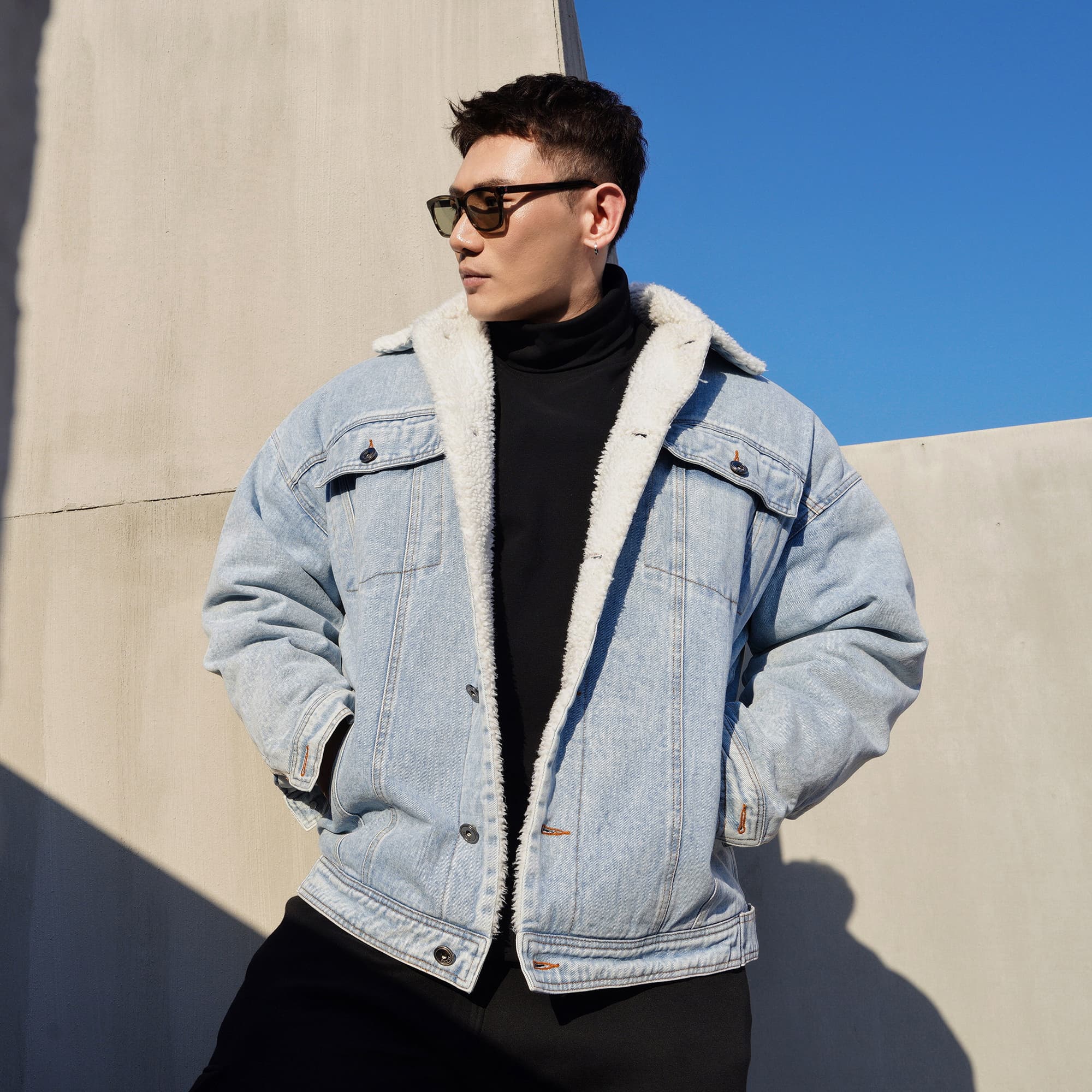 Джинсовая куртка мужская BD.POWER UP+ синяя